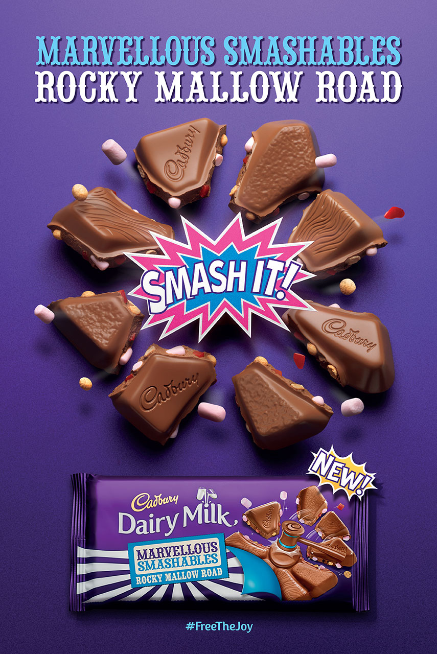 Cadbury Smashables - Model Food - 3D Studios